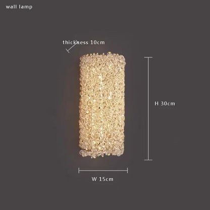 DecorBites™ Crystal Gold/Black Ring LED Chandelier: Minimalist Luxury Hanging Ceiling Light Fixtures