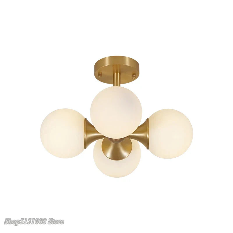 Lámparas de techo LED con forma de bola de cristal DecorBites™ para sala de estar, cocina y dormitorio