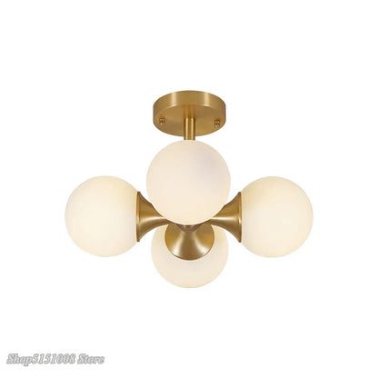 Lámparas de techo LED con forma de bola de cristal DecorBites™ para sala de estar, cocina y dormitorio