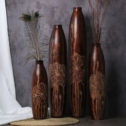 DecorBites™ High Stand Vase for Decorative Plants - Elegant Home Decor for Living Room, Office, or Wedding