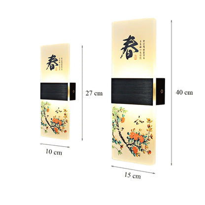 DecorBites™ مصباح حائط LED مربع الشكل بغطاء أكريليك للديكور المنزلي