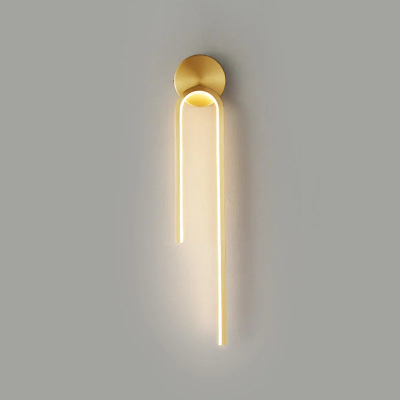 DecorBites™ Black Gold LED Wall Lamp Modern Minimalism Indoor Home Decor Fixture