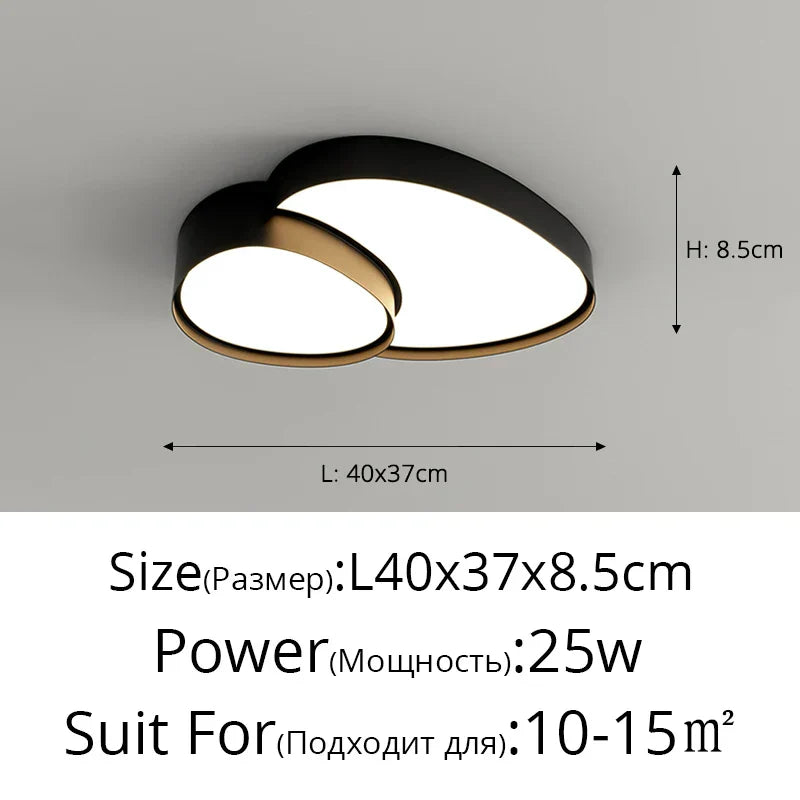 DecorBites™ Cloud Ceiling Lights: Modern & Simple Recessed LED Lamp for Living Room, Bedroom, Study