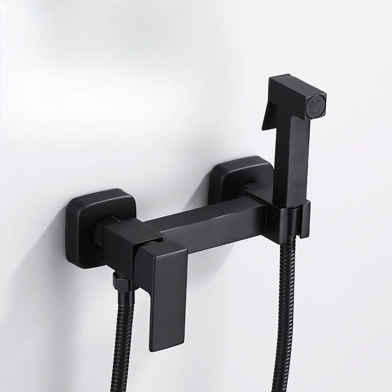 DecorBites™ Brass Bidet Spray Gun Set for Hot/Cold Water - Bathroom Accessory