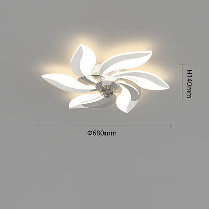 DecorBites™ Ceiling Fan Light Remote Control LED Ventilator Living Room Bedroom Indoor Lamp