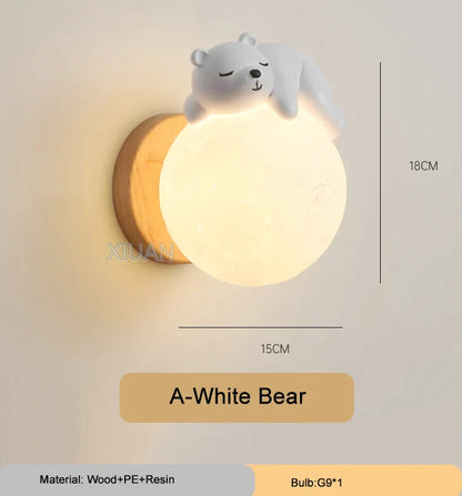 DecorBites™ Cartoon Animal Wall Light for Bedroom Lighting