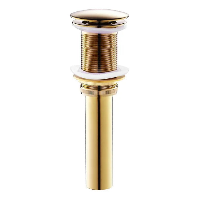 Decorbites™ Grifo de Lavabo Dorado: Grifo de Fregadero de Baño de Una Manija y Mezclador de Lavabo de Latón