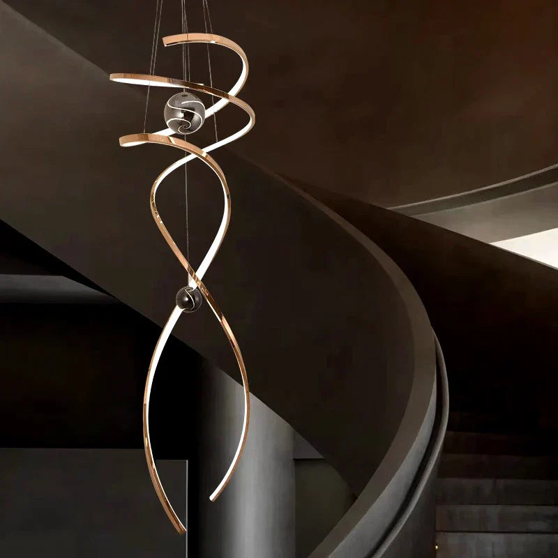 DecorBites™ LED Staircase Chandelier Pendant Light Indoor Lighting