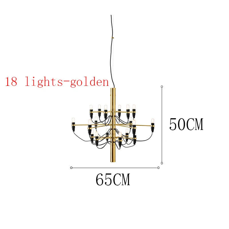 Italian LED Candle Chandelier