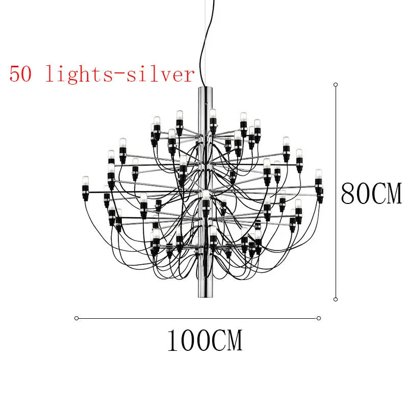 Lámpara de araña LED DecorBites™: Elegante lámpara colgante de diseño italiano para la decoración del hogar.
