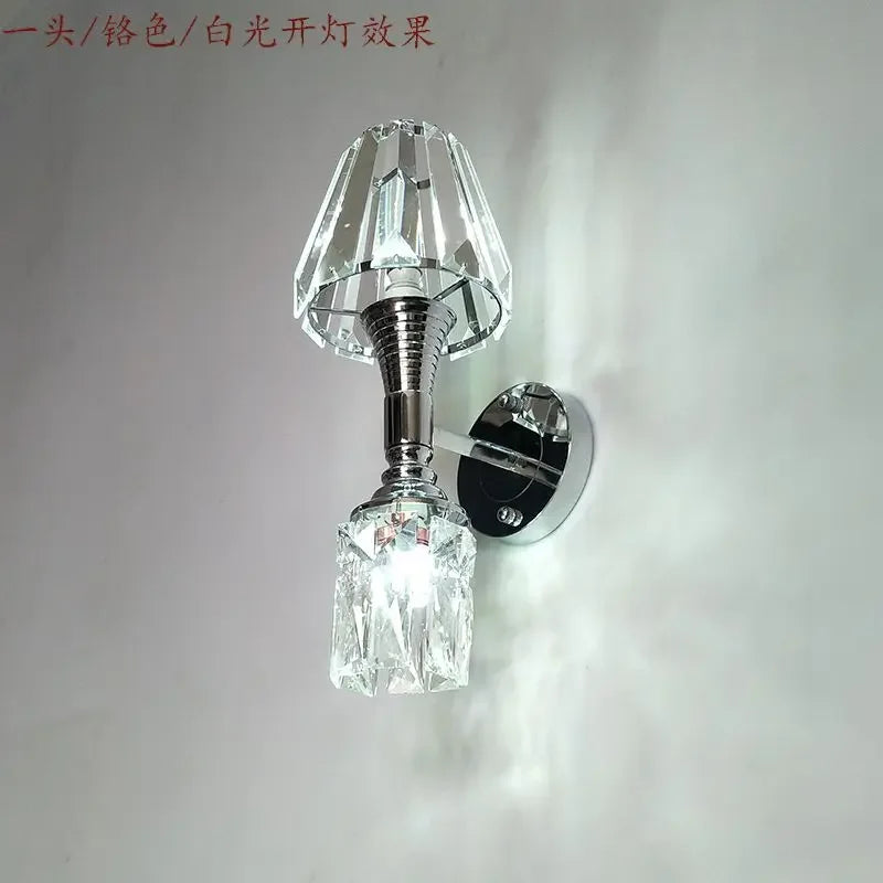 DecorBites™ K9 Crystal Wall Lamp for Living Room and Bedroom Atmospheric Lighting