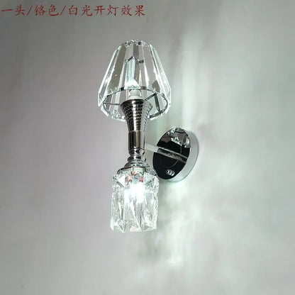 DecorBites™ K9 Crystal Wall Lamp for Living Room and Bedroom Atmospheric Lighting
