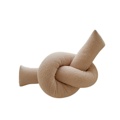 DecorBites™ Kids Comfort Knotted Cushion: Handmade & Bendable for Couch, Bed, Car, Office.