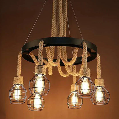 DecorBites™ Industrial Rustic Pendant Lights Indoor Lamp for Living Dining Room Home Décor