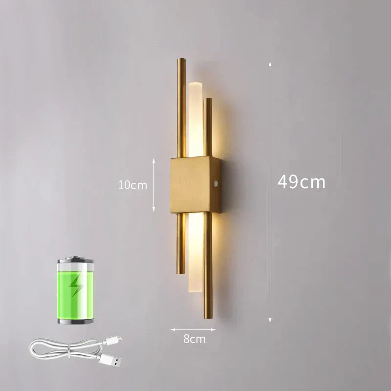 DecorBites™ LED Wall Sconce Indoor Light Modern Bedroom Living Room Decor Fixture