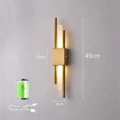 DecorBites™ LED Wall Sconce Indoor Light Modern Bedroom Living Room Decor Fixture