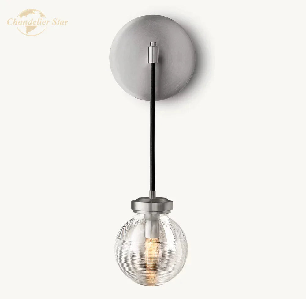 DecorBites™ Crystal LED Wall Sconce: Elegant Bedroom Living Room Bathroom Lighting Fixtures