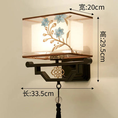 DecorBites™ Elegant Fabric Wall Lamp for Living Room Bedroom, Modern LED Lighting Fixtures