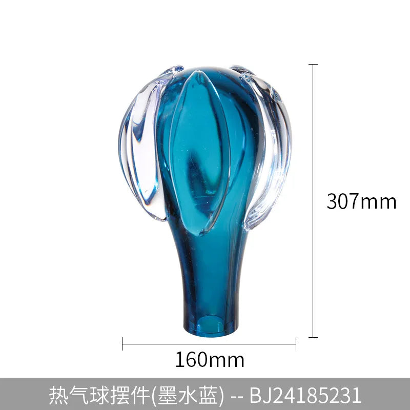 DecorBites™ Glass Vase Hot Air Balloon Home Decor Accessory