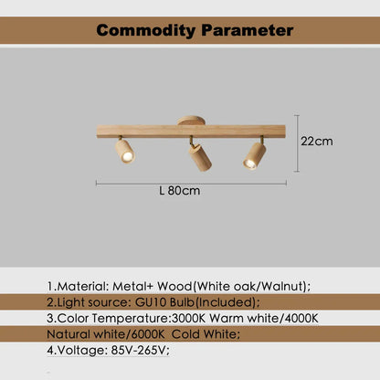 مصباح سقف LED GU10 قابل للتعديل من DecorBites™ لإضاءة المنزل