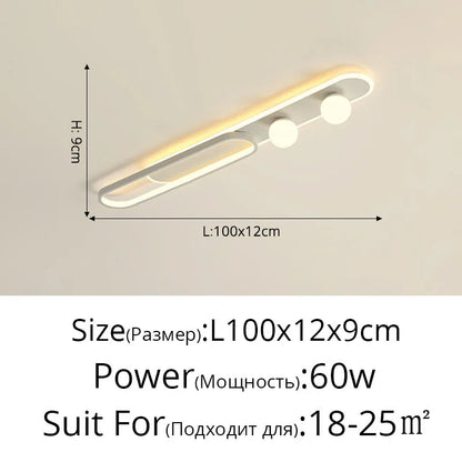 DecorBites™ LED Aisle Light Chandelier for Home Indoor Lighting Bedroom Porch Corridor Decor