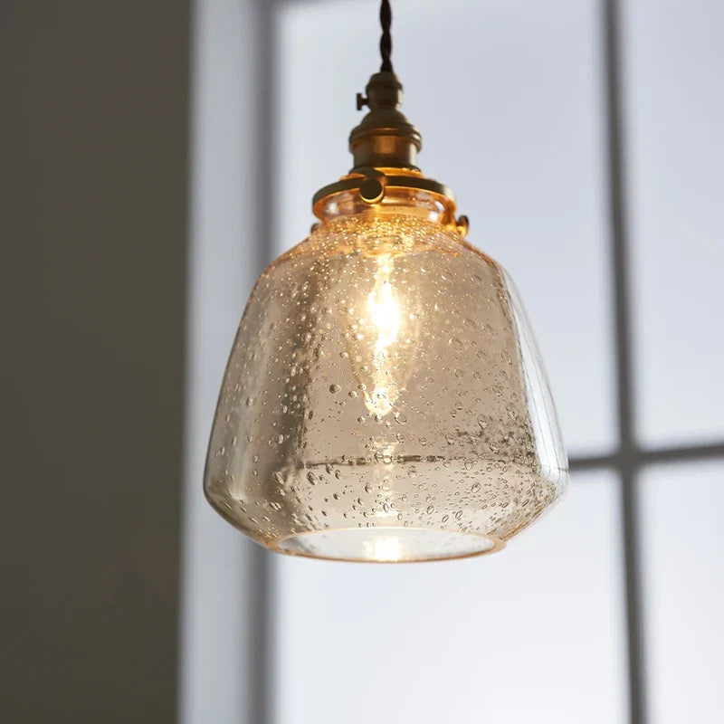 DecorBites™ Glass LED Pendant Lamp for Home Indoor Lighting, Nordic Modern Hanglamp