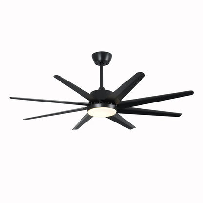 DecorBites™ 66" DC Ceiling Fan with Remote Control, Modern Aluminum 8-Blade LED Light