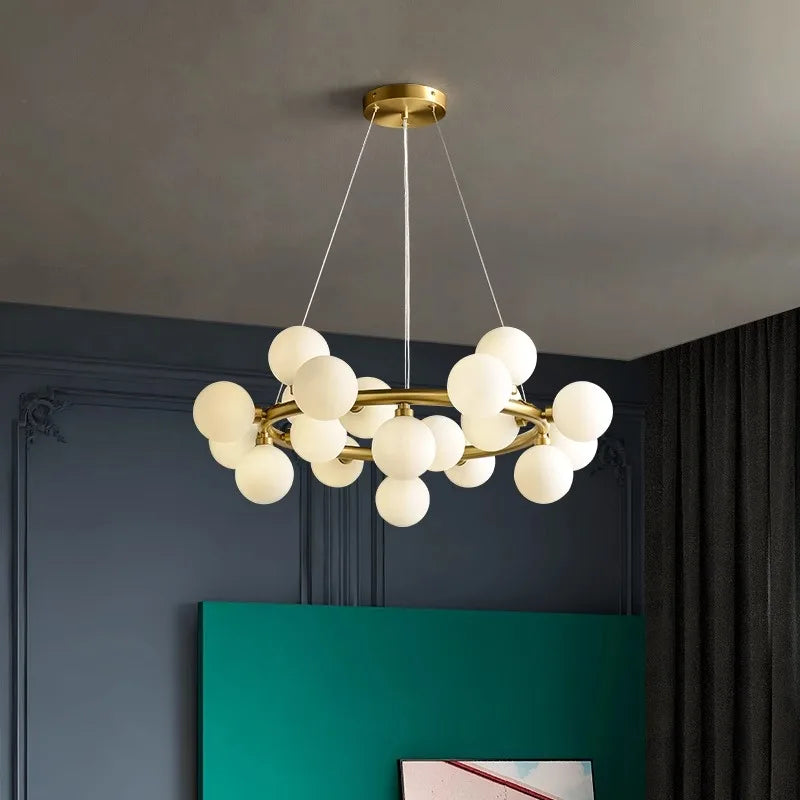Copper Vintage LED Chandelier