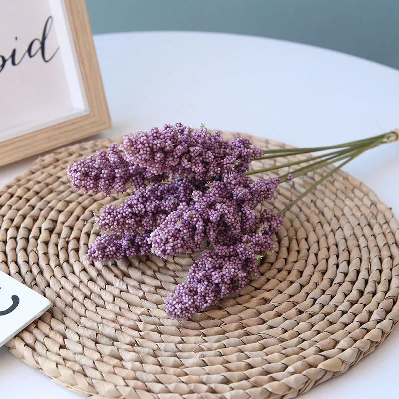 Decorbites™ Lavendel-Künstliche-Blüten-Bündel für Wanddekoration und DIY-Vasen-Bouquet