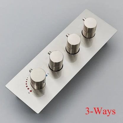 DecorBites™ Brass Thermostatic Faucet Mixer for Bathroom Shower and Kitchen Tap