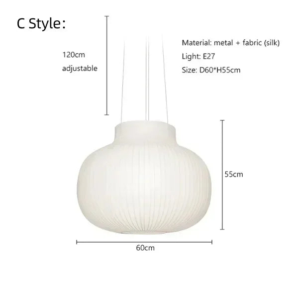 Silk Nordic Pendant Light