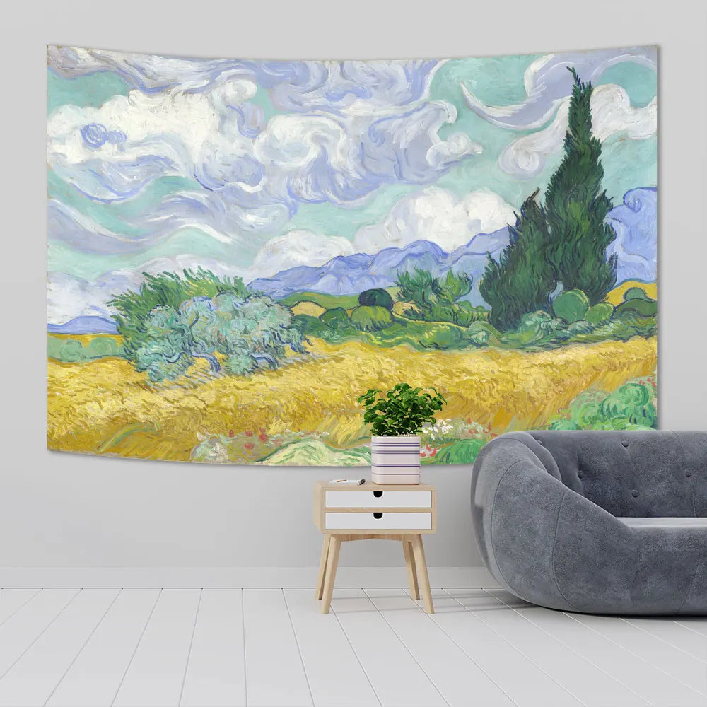 Decobites Van Gogh Inspired Art Tapestry Collection