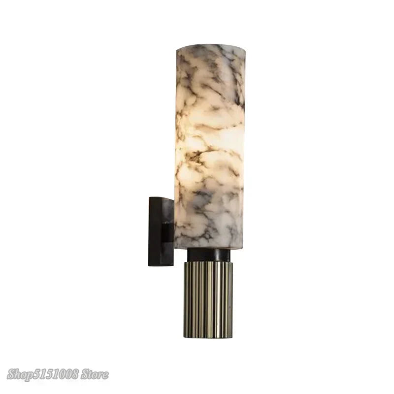 DecorBites™ Dolomite Marble Wall Light Modern Art Nordic Living Room Bedroom Wall Sconce