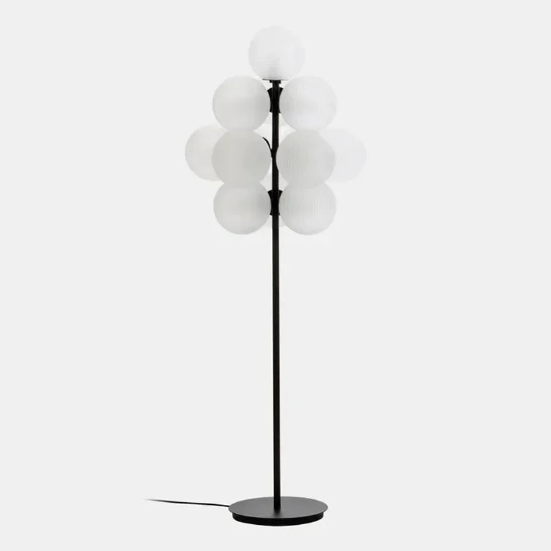 DecorBites™ Glass Bubble Floor Lamp: Modern Nordic LED Lighting for Living Room and Bedroom