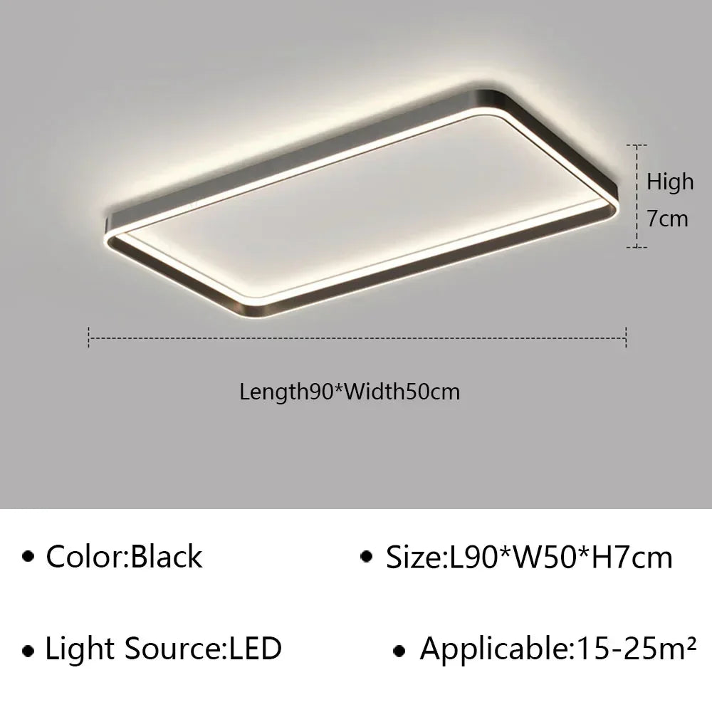 Lámpara de techo geométrica LED DecorBites™ para sala de estar, comedor, estudio, dormitorio, pasillo o balcón.