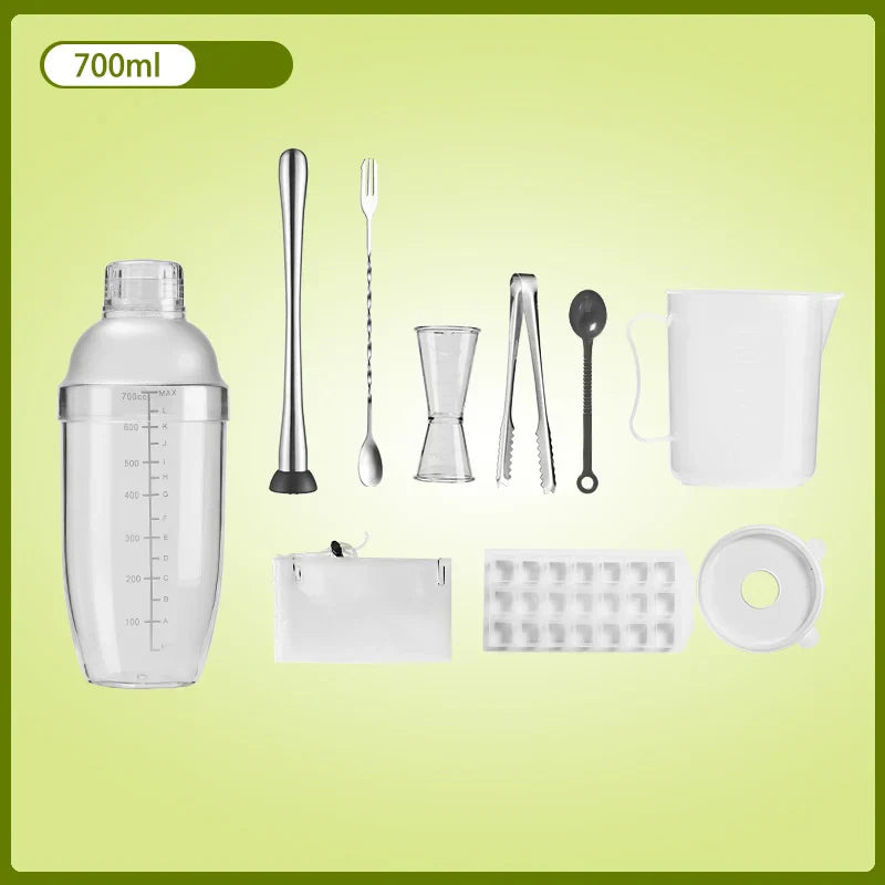 DecorBites™ Cocktail Shaker: Bartender's Beverage Mixer for Champagne & Cocktails