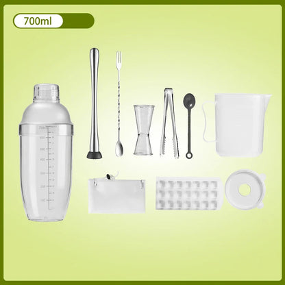 DecorBites™ Cocktail Shaker: Bartender's Beverage Mixer for Champagne & Cocktails