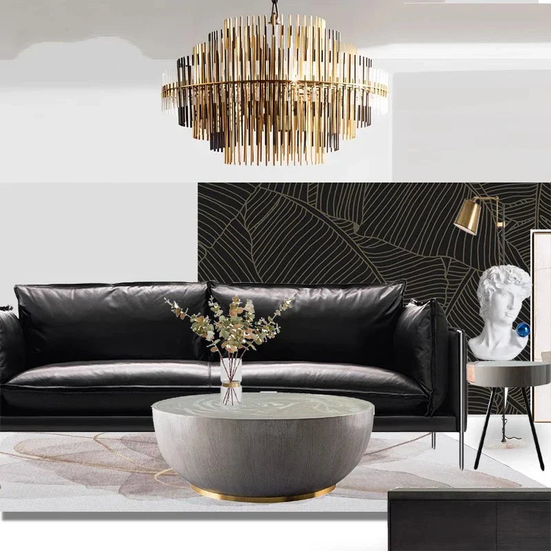 DecorBites™ Brass Pendant Light Fixture Italian Designer Hanglamp for Villa Decoration