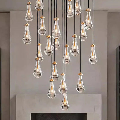 DecorBites™ LED Pendant Light Chandeliers for Living Room Staircase Indoor Lighting
