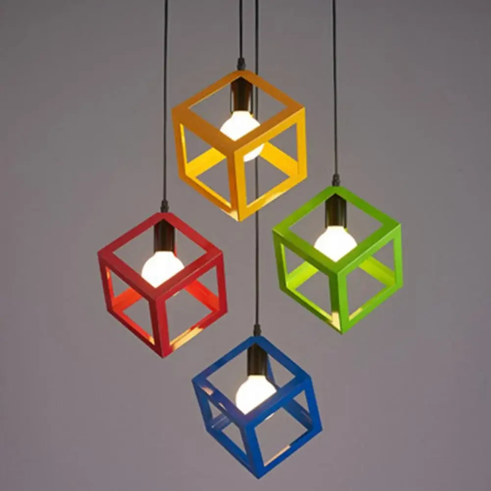 DecorBites™ Elegant Square Chandelier by Artful Design - Stylish Ceiling Light for Kitchen & Bedroom