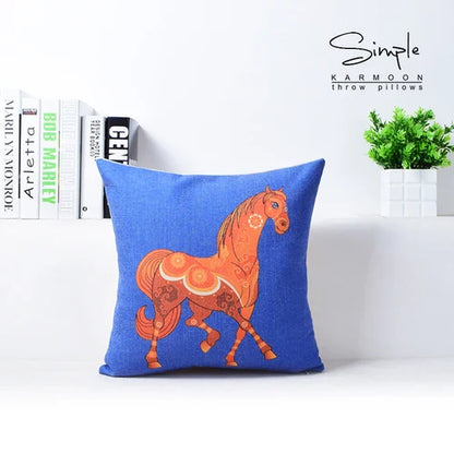 غطاء وسادة أريكة من الكتان القطني من DecorBites™، غطاء وسادة للديكور المنزلي