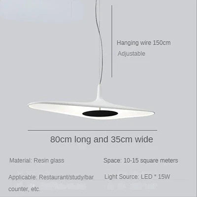 Lámpara colgante DecorBites™ Irregular Art, moderna lámpara de techo para sala de estar