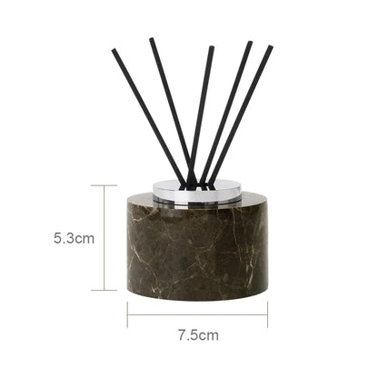 DecorBites™ Emperador Dark Marble Bathroom Set with Luxury Accessories