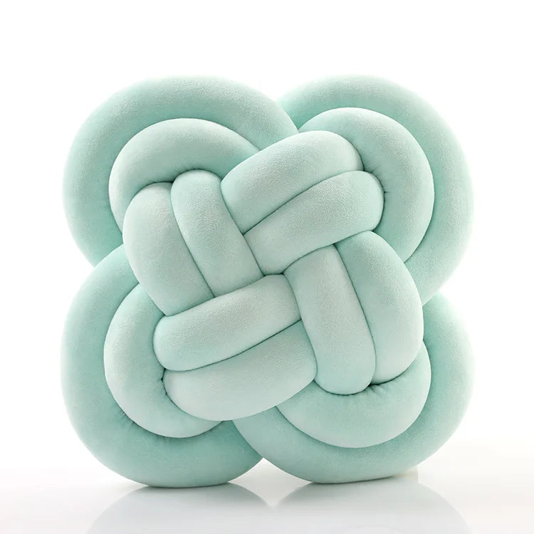 Plush Knot Ball Pillow