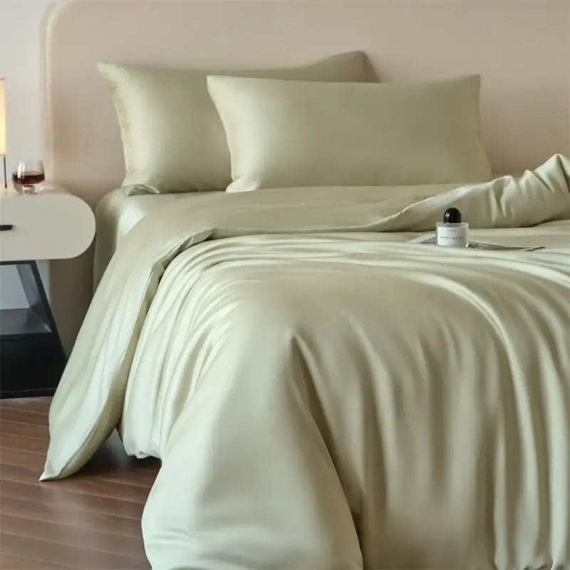DecorBites™ Luxurious Lyocell Silk Bedding Set - Queen/King Size