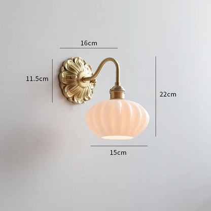DecorBites™ Ceramic Ball LED Wall Lights: Copper Nordic Modern Wandlamp Murale