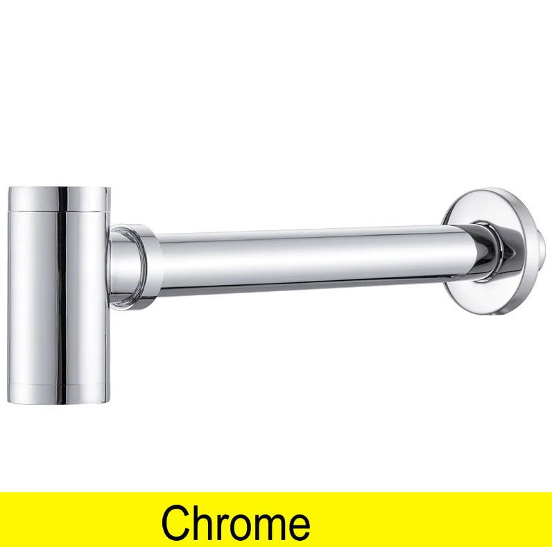 DecorBites™ Brass Air Isolation Deodorant Basin Drain Pipe - Anti-Spill Water Drain