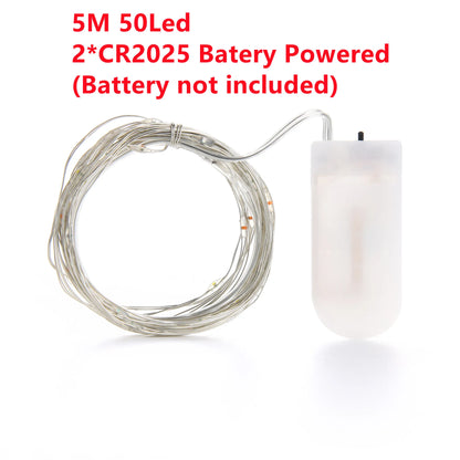 أضواء خرافية من الأسلاك النحاسية لديكور بايتس™ لحفلات الزفاف على شكل شجرة عيد الميلاد