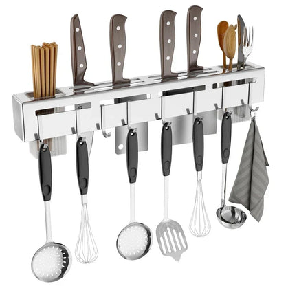 DecorBites™ Kitchen Storage Shelf Knife Chopstick Holder Multi-functional Organizer
