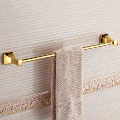 DecorBites™ Gold Bathroom Hardware Set for Towels, Paper, Brushes, and More
